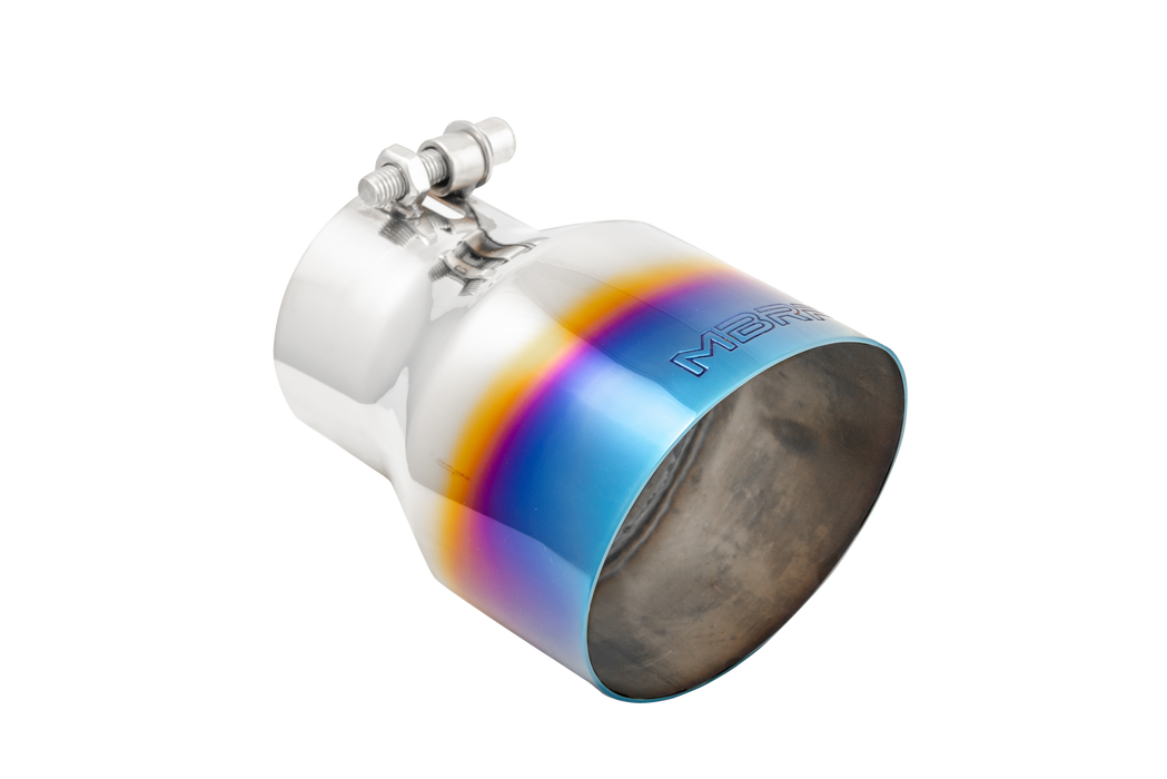 MBRP Exhaust T5180BE MBRP Armor Pro Series Universal 3" Inlet Burnt End Exhaust Tip. - Truck Part Superstore