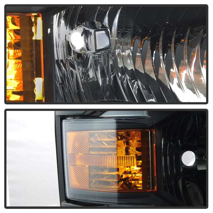 Spyder Auto 9040085 OEM Style Headlights; Black; - Truck Part Superstore