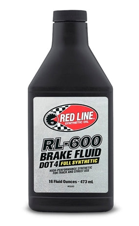 Red Line Oil 90402 Synthetic Brake Fluid DOT 4 RL-600 16oz Red Line Oil - Truck Part Superstore