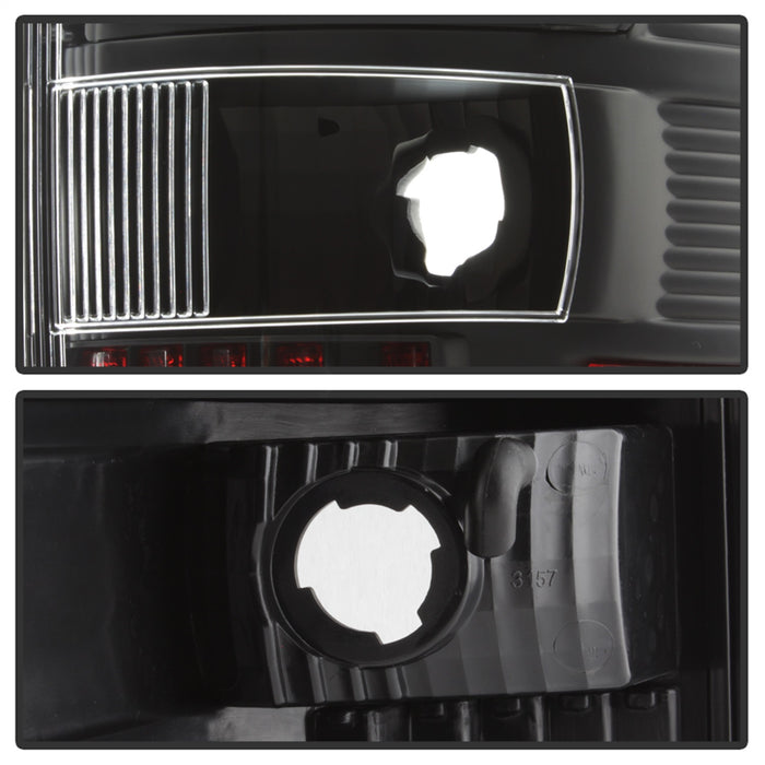 Spyder Auto 9040337 XTune Light Bar LED Tail Lights; Version 3; Black; - Truck Part Superstore