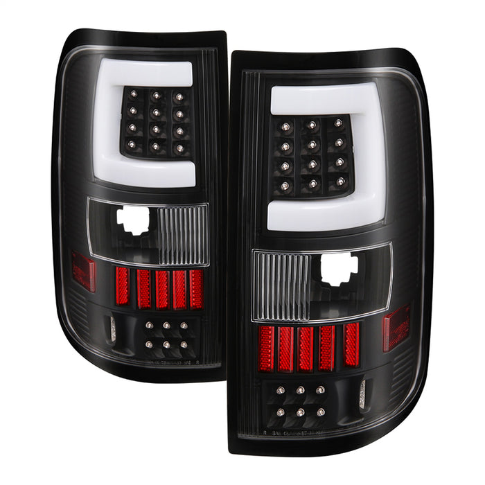 Spyder Auto 9040337 XTune Light Bar LED Tail Lights; Version 3; Black; - Truck Part Superstore