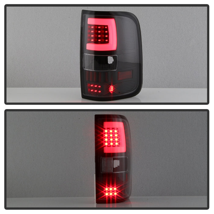 Spyder Auto 9040337 XTune Light Bar LED Tail Lights; Version 3; Black; - Truck Part Superstore