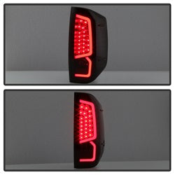 Spyder Auto 9040450 XTune Light Bar LED Tail Lights; Black Smoked; - Truck Part Superstore