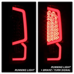 Spyder Auto 9040467 XTune Light Bar LED Tail Lights; Chrome; - Truck Part Superstore