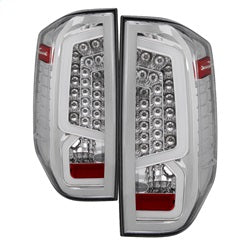 Spyder Auto 9040467 XTune Light Bar LED Tail Lights; Chrome; - Truck Part Superstore