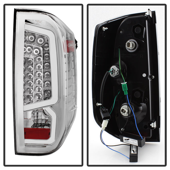 Spyder Auto 9040467 XTune Light Bar LED Tail Lights; Chrome; - Truck Part Superstore