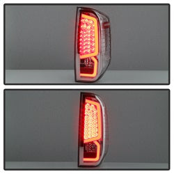 Spyder Auto 9040467 XTune Light Bar LED Tail Lights; Chrome; - Truck Part Superstore