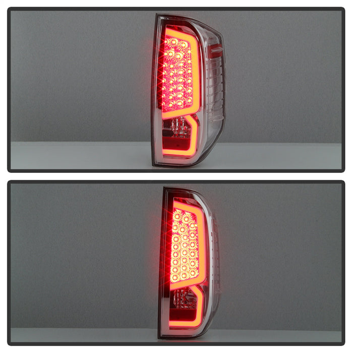 Spyder Auto 9040467 XTune Light Bar LED Tail Lights; Chrome; - Truck Part Superstore