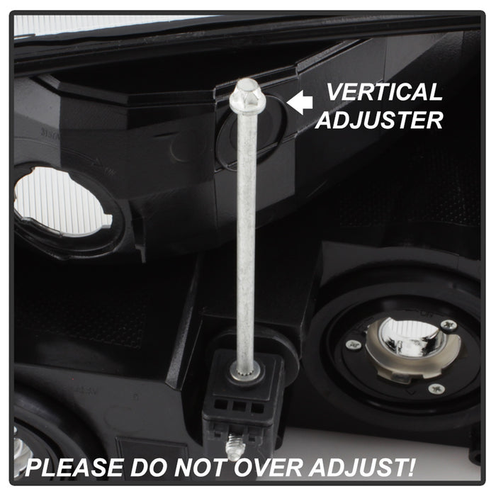 Spyder Auto 9040641 XTune Headlights; OEM; w/Bumper Lights; Black; - Truck Part Superstore