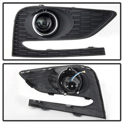 Spyder Auto 9040900 OEM Fog Lights; w/Universal Switch; Clear; - Truck Part Superstore