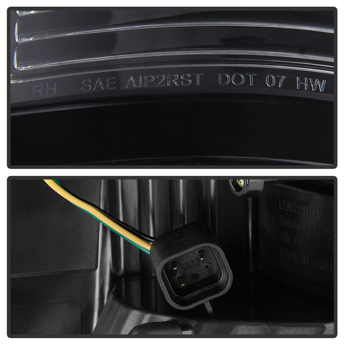 Spyder Auto 9041013 XTune LED Tail Lights; Black; Not Compatible w/Incandescent Model; - Truck Part Superstore