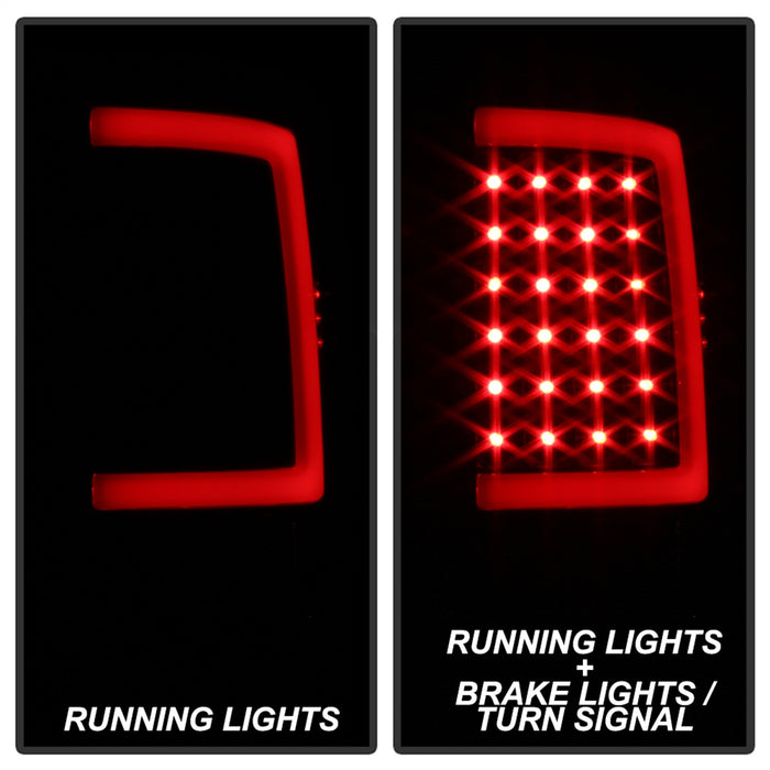 Spyder Auto 9041020 XTune LED Tail Lights; Black Smoke; Not Compatible w/Incandescent Model; - Truck Part Superstore