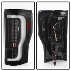 Spyder Auto 9041600 XTune LED Tail Lights; Black; Does Not Fit Factory LED Model; - Truck Part Superstore