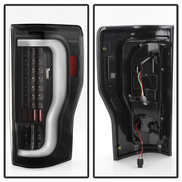 Spyder Auto 9041600 XTune LED Tail Lights; Black; Does Not Fit Factory LED Model; - Truck Part Superstore