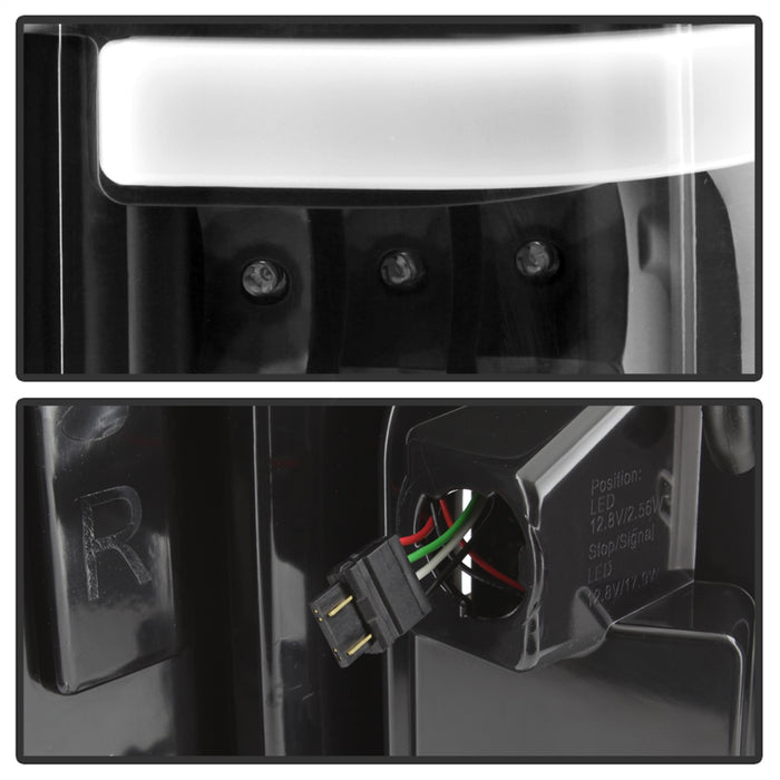 Spyder Auto 9041600 XTune LED Tail Lights; Black; Does Not Fit Factory LED Model; - Truck Part Superstore