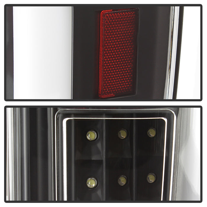 Spyder Auto 9041600 XTune LED Tail Lights; Black; Does Not Fit Factory LED Model; - Truck Part Superstore