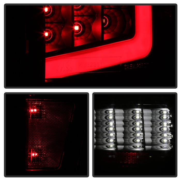 Spyder Auto 9041686 XTune Light Bar LED Tail Lights; Black; - Truck Part Superstore