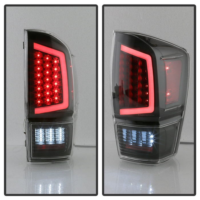 Spyder Auto 9041686 XTune Light Bar LED Tail Lights; Black; - Truck Part Superstore