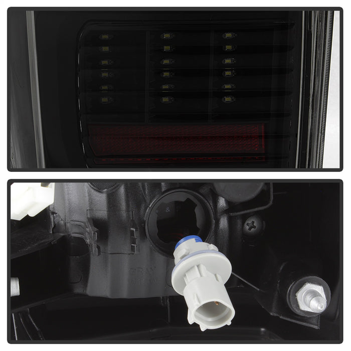 Spyder Auto 9041693 XTune Light Bar LED Tail Lights; Black Smoked; - Truck Part Superstore
