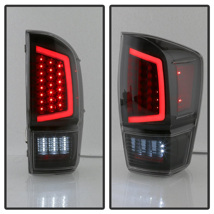 Spyder Auto 9041693 XTune Light Bar LED Tail Lights; Black Smoked; - Truck Part Superstore
