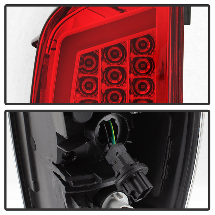 Spyder Auto 9041709 XTune Light Bar LED Tail Lights; Red/Clear; - Truck Part Superstore