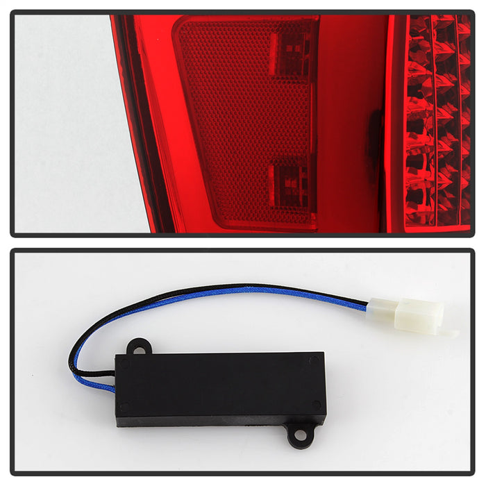 Spyder Auto 9041709 XTune Light Bar LED Tail Lights; Red/Clear; - Truck Part Superstore