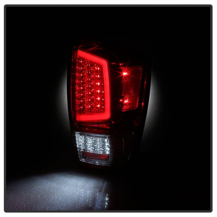 Spyder Auto 9041709 XTune Light Bar LED Tail Lights; Red/Clear; - Truck Part Superstore