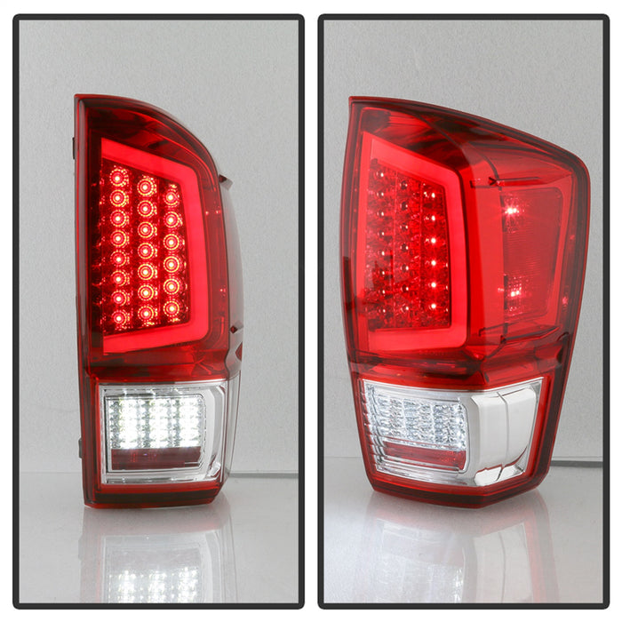 Spyder Auto 9041709 XTune Light Bar LED Tail Lights; Red/Clear; - Truck Part Superstore
