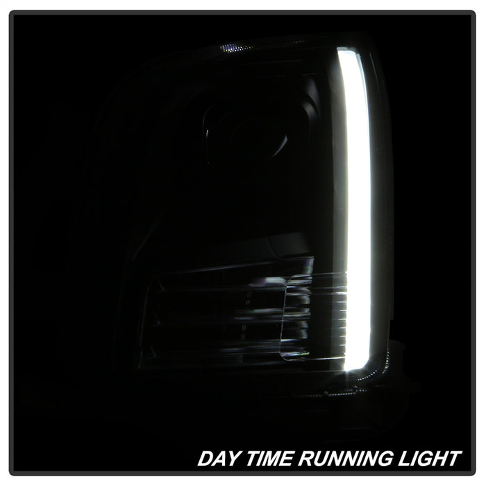 Spyder Auto 9042119 Light Bar DRL Projector Headlights; Black; - Truck Part Superstore