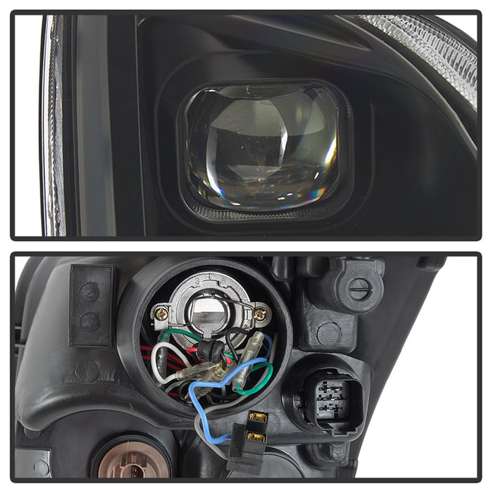 Spyder Auto 9042119 Light Bar DRL Projector Headlights; Black; - Truck Part Superstore