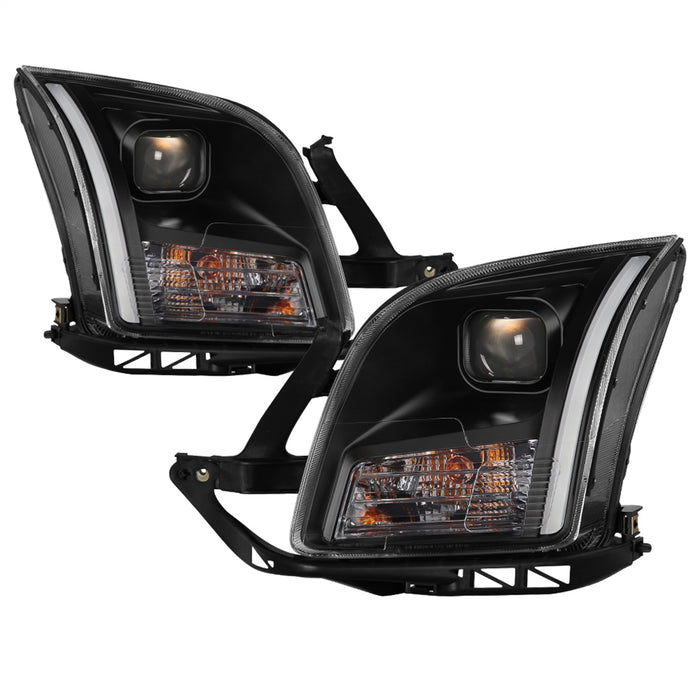 Spyder Auto 9042119 Light Bar DRL Projector Headlights; Black; - Truck Part Superstore