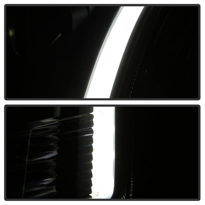 Spyder Auto 9042119 Light Bar DRL Projector Headlights; Black; - Truck Part Superstore