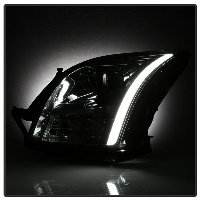 Spyder Auto 9042126 Light Bar DRL Projector Headlights; Chrome; - Truck Part Superstore