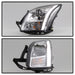 Spyder Auto 9042126 Light Bar DRL Projector Headlights; Chrome; - Truck Part Superstore
