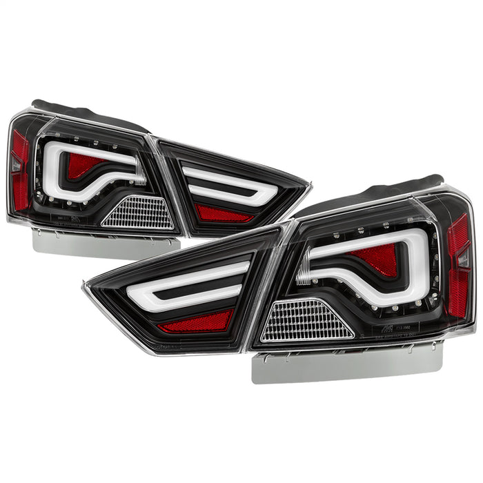 Spyder Auto 9042140 Light Bar LED Tail Lights; Black; - Truck Part Superstore