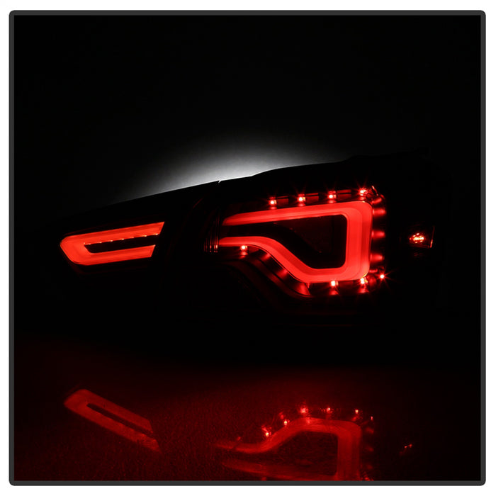 Spyder Auto 9042140 Light Bar LED Tail Lights; Black; - Truck Part Superstore