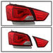 Spyder Auto 9042157 Light Bar LED Tail Lights; Red Clear; - Truck Part Superstore
