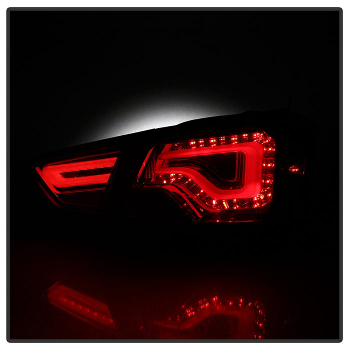 Spyder Auto 9042157 Light Bar LED Tail Lights; Red Clear; - Truck Part Superstore