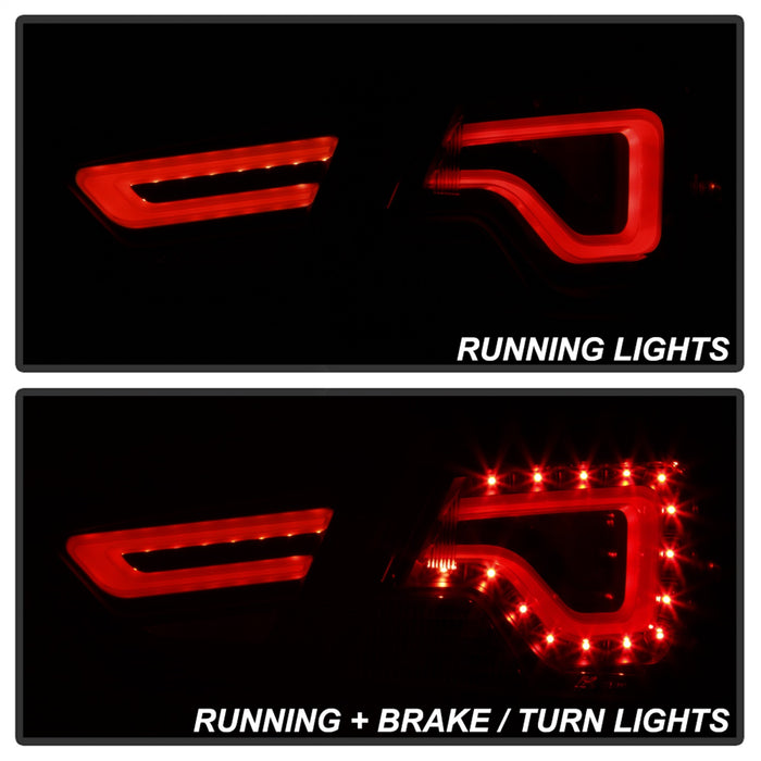 Spyder Auto 9042164 Light Bar LED Tail Lights; Black Smoke; - Truck Part Superstore