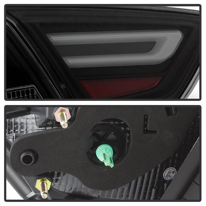 Spyder Auto 9042164 Light Bar LED Tail Lights; Black Smoke; - Truck Part Superstore