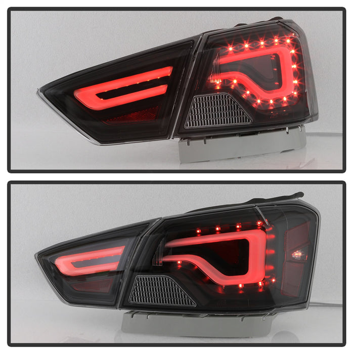 Spyder Auto 9042164 Light Bar LED Tail Lights; Black Smoke; - Truck Part Superstore