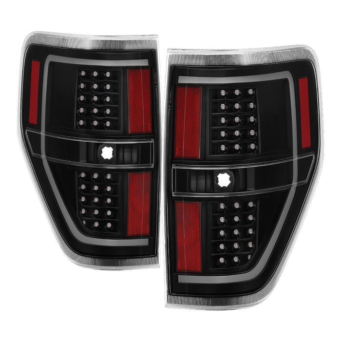 Spyder Auto 9042188 Light Bar LED Tail Lights; Black; - Truck Part Superstore
