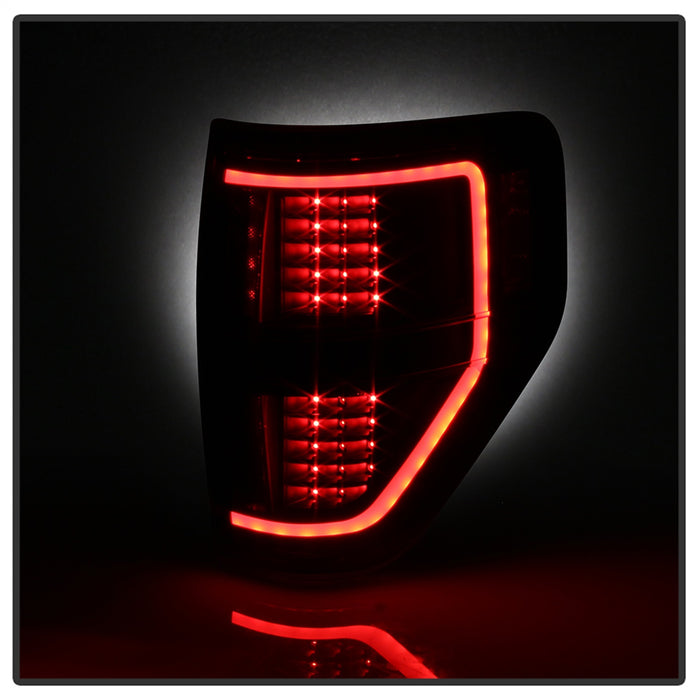 Spyder Auto 9042188 Light Bar LED Tail Lights; Black; - Truck Part Superstore