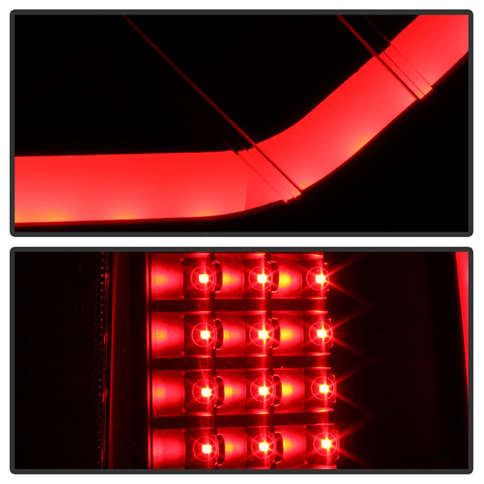 Spyder Auto 9042188 Light Bar LED Tail Lights; Black; - Truck Part Superstore