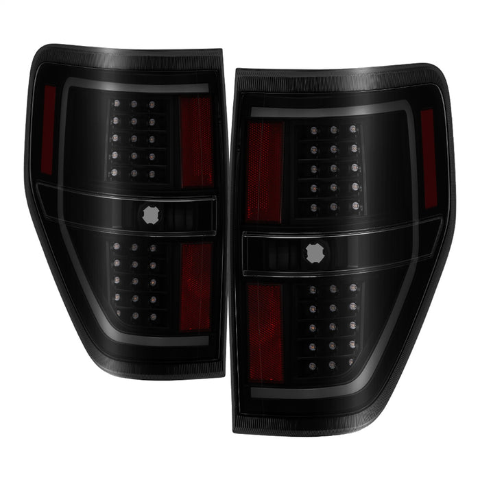 Spyder Auto 9042195 Light Bar LED Tail Lights; Black Smoke; - Truck Part Superstore
