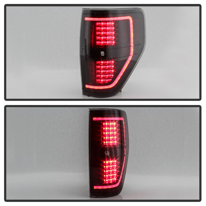 Spyder Auto 9042195 Light Bar LED Tail Lights; Black Smoke; - Truck Part Superstore