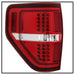 Spyder Auto 9042201 Light Bar LED Tail Lights; Red Clear; - Truck Part Superstore