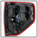Spyder Auto 9042201 Light Bar LED Tail Lights; Red Clear; - Truck Part Superstore