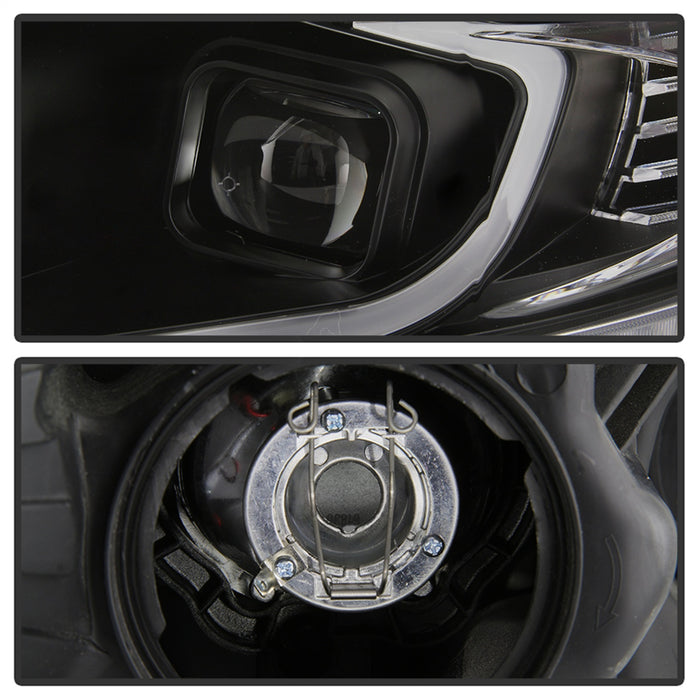 Spyder Auto 9042218 Light Bar DRL Projector Headlights; Black; - Truck Part Superstore