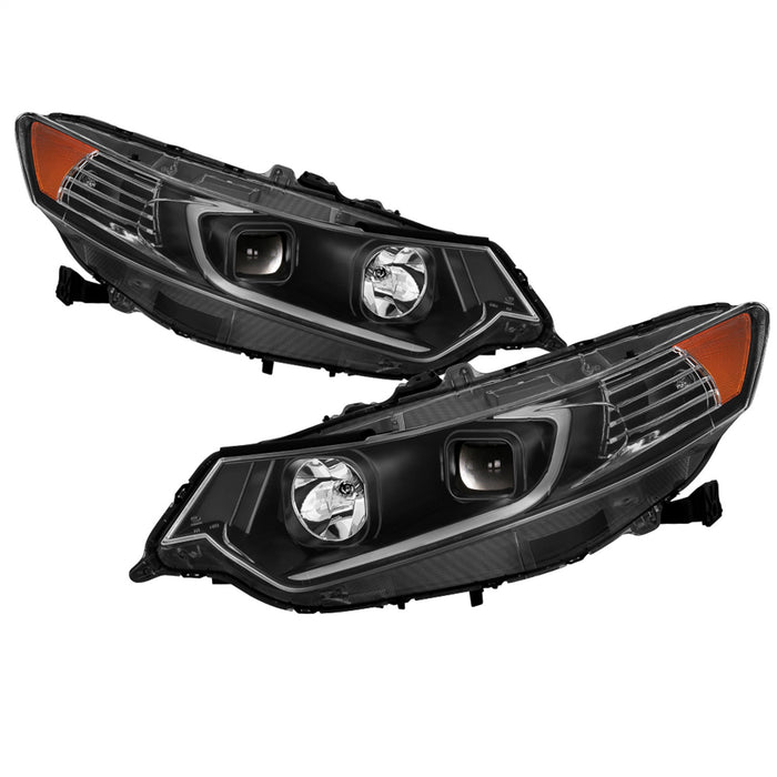 Spyder Auto 9042218 Light Bar DRL Projector Headlights; Black; - Truck Part Superstore